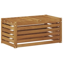 Banc de Jardin Naturel 79 x 43 x 37 cm Bois d'Acacia Massif 531506531506