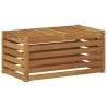Banc de Jardin Naturel 79 x 43 x 37 cm Bois d'Acacia Massif 531506531506