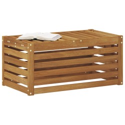Banc de Jardin Naturel 79 x 43 x 37 cm Bois d'Acacia Massif 531506531506