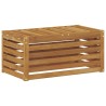 Banc de Jardin Naturel 79 x 43 x 37 cm Bois d'Acacia Massif 531506531506