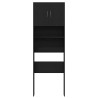Meuble de machine à laver chêne noir 64x24x190 cm 531510531510