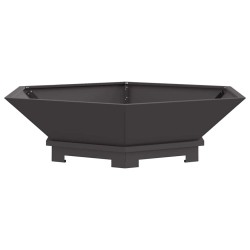 Foyer de cheminée Noir 100 x 100 x 28 cm Acier 531514531514
