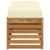 Banc de Jardin Bois d'Acacia Massif Naturel 531515531515