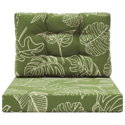Coussin de canapé d'extérieur 2 pcs Modèle feuille Polyester 531519531519