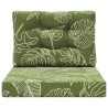 Coussin de canapé d'extérieur 2 pcs Modèle feuille Polyester 531519531519