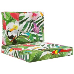Coussin de canapé d'extérieur 2 pcs coloré Polyester 531521531521