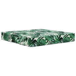 Coussin de canapé d'extérieur 2 pcs Motif feuille Polyester 531522531522