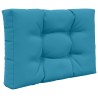 Coussin de canapé d'extérieur 2 pcs Bleu royal Polyester 531523531523