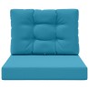Coussin de canapé d'extérieur 2 pcs Bleu royal Polyester 531523531523