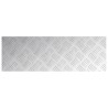 Nez de marche Rectangulaire 2 pcs Argenté 75 x 25 cm Aluminium 531524531524
