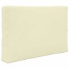 Coussin de canapé d'extérieur 3 pcs Crème Polyester 531525531525