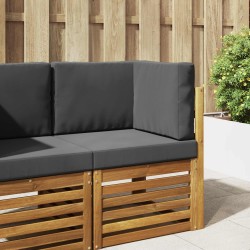 Coussin de canapé d'extérieur 3 pcs Anthracite Polyester 531526531526