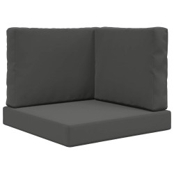 Coussin de canapé d'extérieur 3 pcs Anthracite Polyester 531526531526