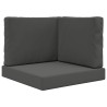 Coussin de canapé d'extérieur 3 pcs Anthracite Polyester 531526531526