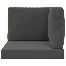 Coussin de canapé d'extérieur 3 pcs Anthracite Polyester 531526531526