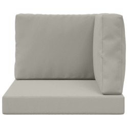 Coussin de canapé d'extérieur 3 pcs Gris Polyester 531527531527