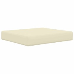 Coussin de canapé d'extérieur 2 pcs Crème Polyester 531532531532
