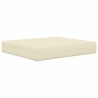 Coussin de canapé d'extérieur 2 pcs Crème Polyester 531532531532