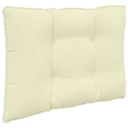 Coussin de canapé d'extérieur 2 pcs Crème Polyester 531532531532