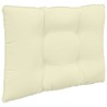 Coussin de canapé d'extérieur 2 pcs Crème Polyester 531532531532