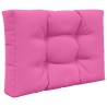 Coussin de canapé d'extérieur 2 pcs Rose Polyester 531533531533