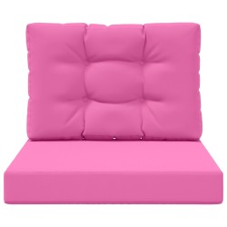 Coussin de canapé d'extérieur 2 pcs Rose Polyester 531533531533