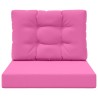 Coussin de canapé d'extérieur 2 pcs Rose Polyester 531533531533