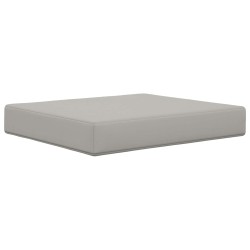 Coussin de canapé d'extérieur 2 pcs Gris Polyester 531534531534