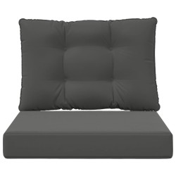 Coussin de canapé d'extérieur 2 pcs Anthracite Polyester 531535531535