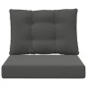Coussin de canapé d'extérieur 2 pcs Anthracite Polyester 531535531535