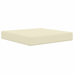 Coussin de canapé d'extérieur 3 pcs Crème Polyester 531537531537