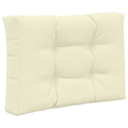 Coussin de canapé d'extérieur 3 pcs Crème Polyester 531537531537