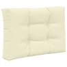 Coussin de canapé d'extérieur 3 pcs Crème Polyester 531537531537