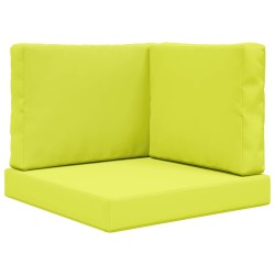 Coussin de canapé d'extérieur 3 pcs Vert Polyester 531538531538