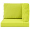 Coussin de canapé d'extérieur 3 pcs Vert Polyester 531538531538