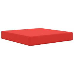 Coussin de canapé d'extérieur 3 pcs Rouge Polyester 531551531551