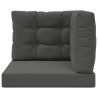 Coussin de canapé d'extérieur 3 pcs Anthracite Polyester 531553531553