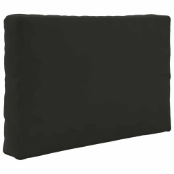Coussin de canapé d'extérieur 3 pcs Noir Polyester 531557531557
