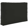 Coussin de canapé d'extérieur 3 pcs Noir Polyester 531557531557