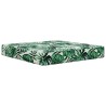 Coussin de canapé d'extérieur 3 pcs Motif feuille Polyester 531558531558