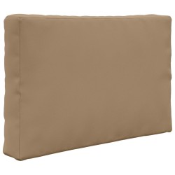 Coussin de canapé d'extérieur 3 pcs Taupe Polyester 531561531561