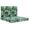 Coussin de canapé d'extérieur 2 pcs Motif feuille Polyester 531568531568