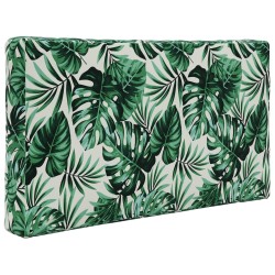 Coussin de canapé d'extérieur 2 pcs Motif feuille Polyester 531568531568