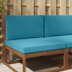 Coussin de canapé d'extérieur 2 pcs Bleu royal Polyester 531571531571