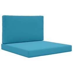 Coussin de canapé d'extérieur 2 pcs Bleu royal Polyester 531571531571