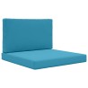 Coussin de canapé d'extérieur 2 pcs Bleu royal Polyester 531571531571