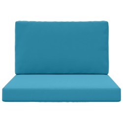Coussin de canapé d'extérieur 2 pcs Bleu royal Polyester 531571531571
