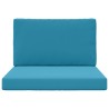 Coussin de canapé d'extérieur 2 pcs Bleu royal Polyester 531571531571
