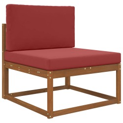 Coussin de canapé d'extérieur 2 pcs Bordeaux Polyester 531572531572