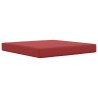 Coussin de canapé d'extérieur 2 pcs Bordeaux Polyester 531572531572